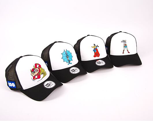 Kšiltovka New Era Trucker The Flash White/Black