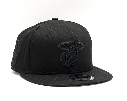 Kšiltovka New Era 9FIFTY NBA Black on Black Miami Heat