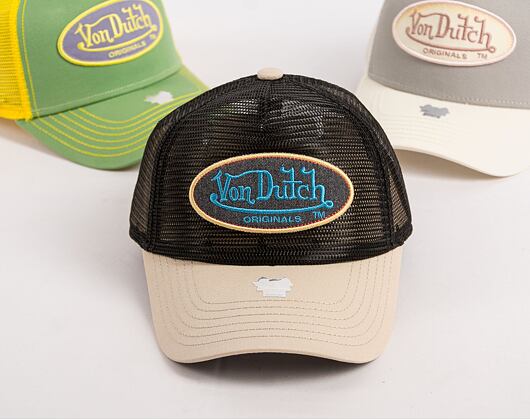 Kšiltovka Von Dutch Trucker Boston Mesh Black