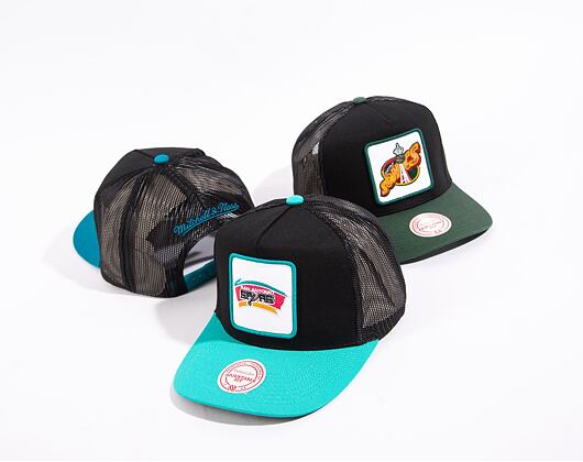 Kšiltovka Mitchell & Ness Nba Truck It Trucker Hwc Spurs Black