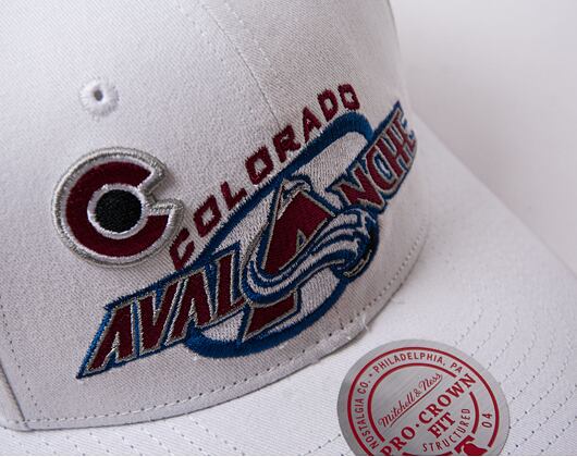 Kšiltovka Mitchell & Ness NHL All In Pro Snapback Avalanche White