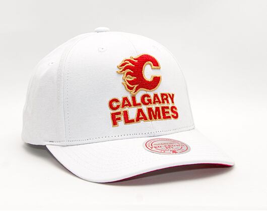 Kšiltovka Mitchell & Ness NHL All In Pro Snapback Flames White