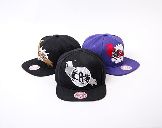 Kšiltovka Mitchell & Ness NBA Paint By Number Snapback Nets Black