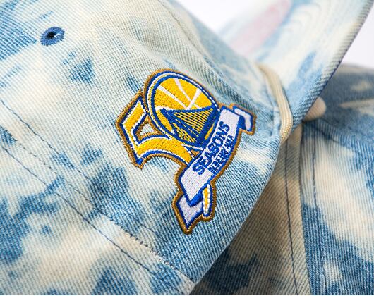 Kšiltovka Mitchell & Ness NBA Acid Wash Snapback HWC Warriors Blue