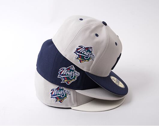 Kšiltovka New Era 59FIFTY MLB World Series Pin New York Yankees Stone / Navy