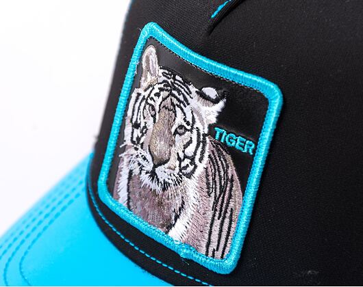 Kšiltovka Goorin - 'Glow Cats Pack' - Blue Streak - Black / Glow Blue