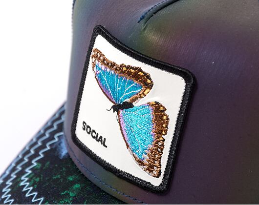 Kšiltovka Goorin - 'Butterflies Pack' - Soirees for Days - Iridescent / Black