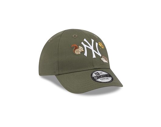 Dětská Kšiltovka New Era 9FORTY Kids MLB Outdoor New York Yankees New Olive / White