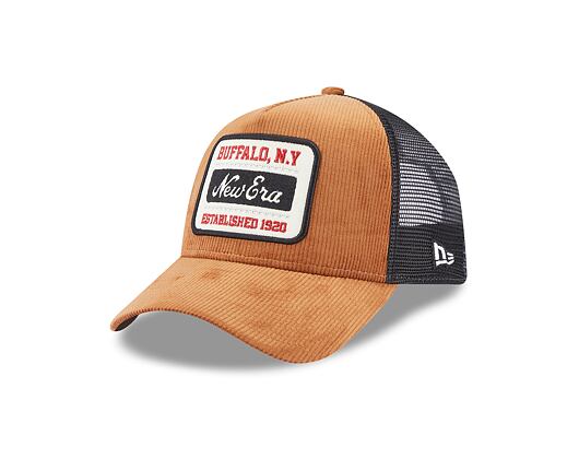 Kšiltovka New Era 9FORTY A-Frame Trucker Cord Trucker Toasted Peanut / Black