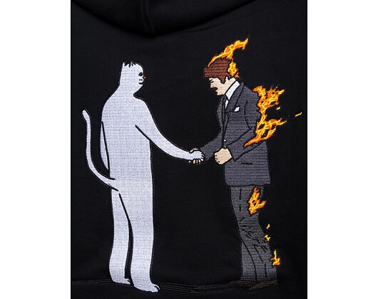 Mikina RIP N DIP Burn Hoodie (Black) RND10063