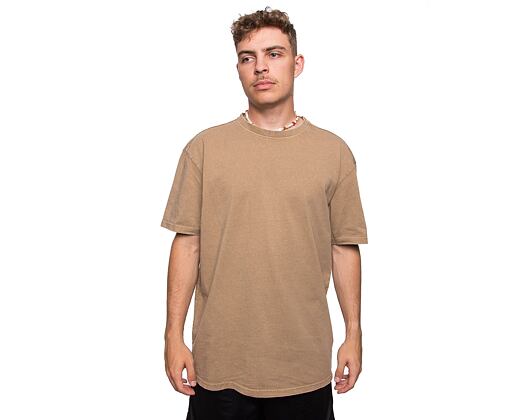 Triko Brandit Acid Washed Heavy Oversized Tee Unionbeige