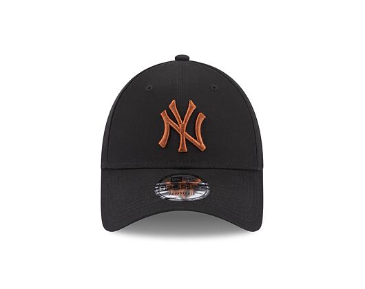 Kšiltovka New Era 9FORTY MLB League Essential New York Yankees Black / Toasted Peanut