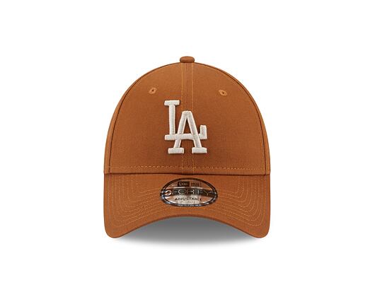 Kšiltovka New Era 9FORTY MLB League Essential Los Angeles Dodgers Toasted Peanut / Stone