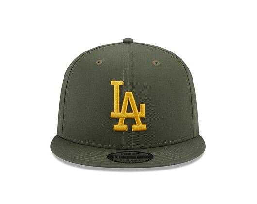 Kšiltovka New Era 9FIFTY MLB Side Patch Los Angeles Dodgers New Olive / Mellow Yellow