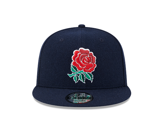 Kšiltovka New Era 9FIFTY Wool Rose Rugby Football Union Night Shift Navy