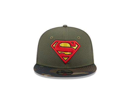 Dětská Kšiltovka New Era 9FIFTY Kids DC Superman New Olive