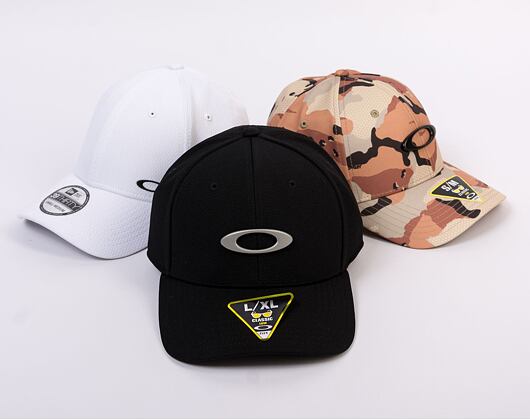 Kšiltovka Oakley Tincan Cap Black/Grey