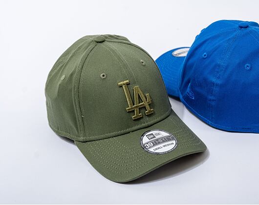 Kšiltovka New Era 39THIRTY MLB League Essential Los Angeles Dodgers New Olive