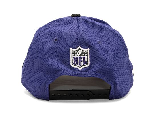 Kšiltovka New Era 9FORTY Stretch-Snap NFL Sideline 23 Baltimore Ravens Team Colors