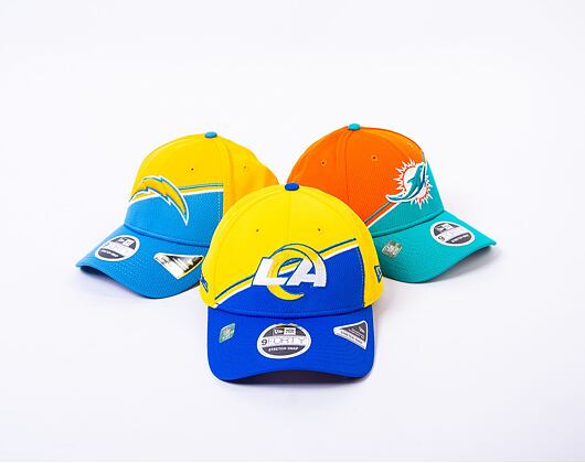 Kšiltovka New Era 9FORTY Stretch-Snap NFL Sideline 23 Los Angeles Rams Team Colors