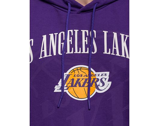 Mikina New Era NBA Logo Oversized Hoody Los Angeles Lakers Purple / Gold