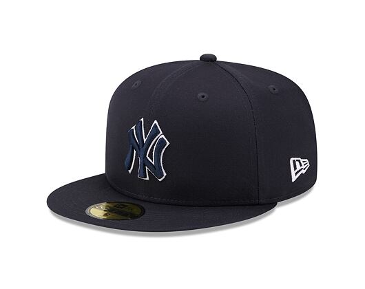 Kšiltovka New Era 59FIFTY MLB Team Outline 5 New York Yankees Navy / White