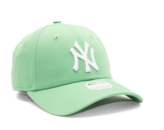 Dámská Kšiltovka New Era 9FORTY Womens MLB League Essential New York Yankees Tropical Green / White