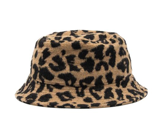 Dámský Klobouk New Era Womens Leopard Bucket Leopard Camo / Black