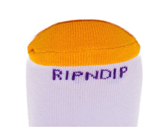 Ponožky Rip N Dip Peeking Nermal Socks Purple & Gold