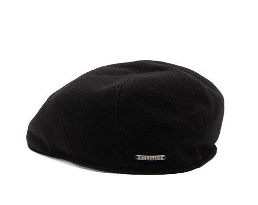 Bekovka Stetson Ivy Cap Wool/Cashmere Black