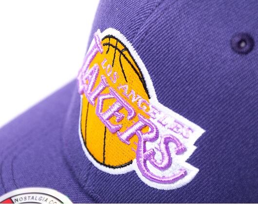 Kšiltovka Mitchell & Ness NBA Home Town Classic Red Los Angeles Lakers Purple