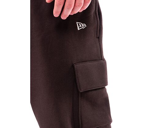 Tepláky New Era Cargo Joggers Brown / White