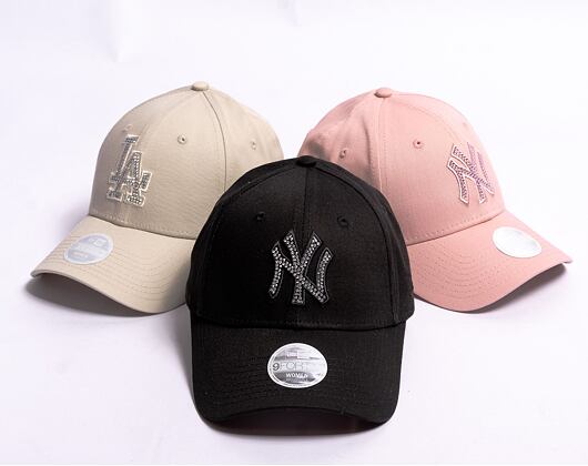 Dámská Kšiltovka New Era 9FORTY Womens MLB Diamante New York Yankees Black