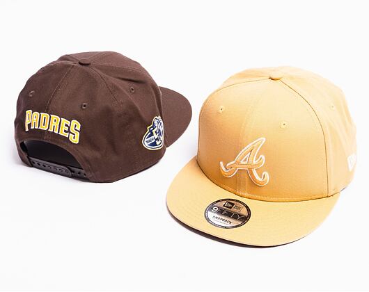 Kšiltovka New Era 9FIFTY MLB Side Patch Script San Diego Padres Dark Brown / Bronze