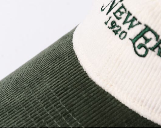 Kšiltovka New Era 9TWENTY Contrast Cord Chrome White / Botanic Green