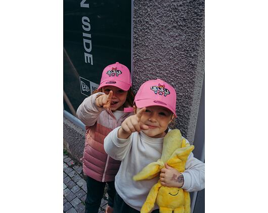 Dětská Kšiltovka New Era 9FORTY Kids Character The Powerpuff Girls Pop Pink