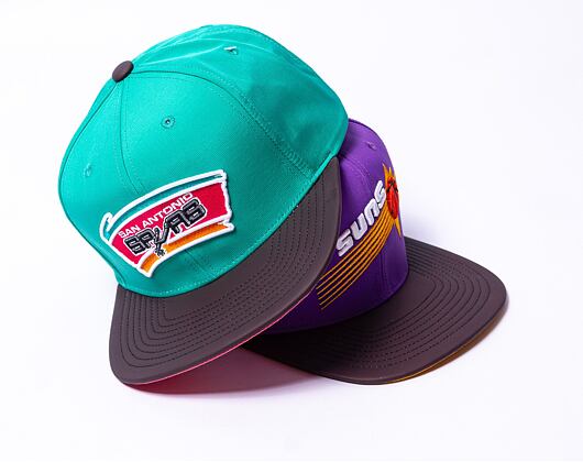 Kšiltovka Mitchell & Ness Nba Heat Up Snapback Hwc San Antonio Spurs Teal