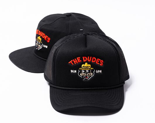 Kšiltovka The Dudes Trucker Cap Black