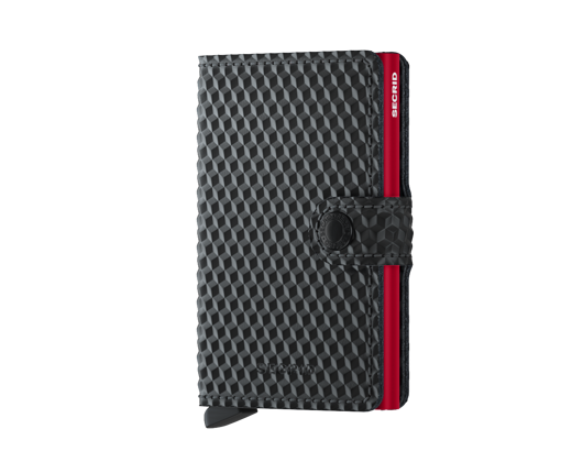 Peněženka Secrid Miniwallet Cubic Black-Red