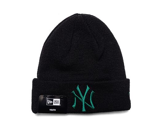 Dětský kulich New Era MLB Kids League Essential Beanie New York Yankees Black / Melachite Green