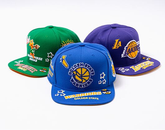 Kšiltovka Mitchell & Ness All Out Snapback Hwc NBA GOLDEN STATE WARRIORS Blue
