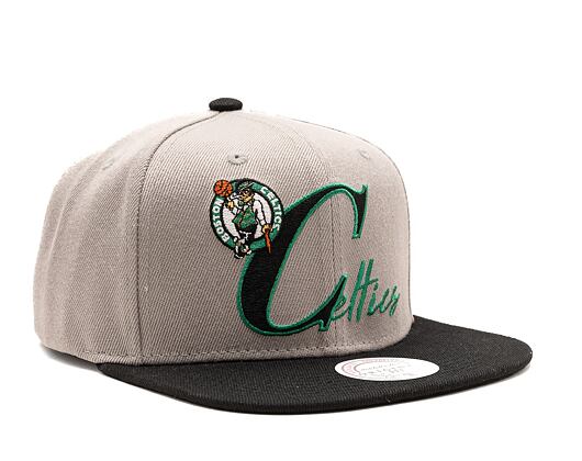 Kšiltovka Mitchell & Ness Top Letter Snapback NBA BOSTON CELTICS Grey