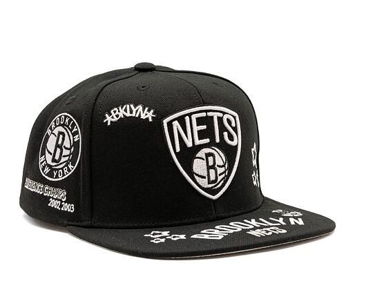 Kšiltovka Mitchell & Ness All Out Snapback NBA BROOKLYN NETS Black