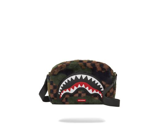 Taška Sprayground Green 3Am Fur Brick Sling