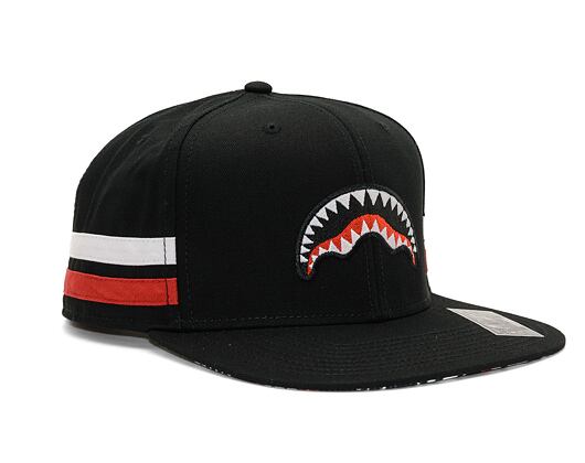 Kšiltovka Sprayground Smooth and Bands Snapback Black