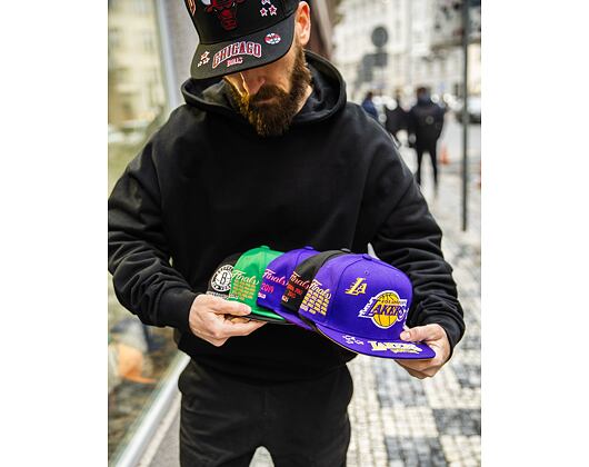 Kšiltovka Mitchell & Ness All Out Snapback Hwc NBA MIAMI HEAT Black