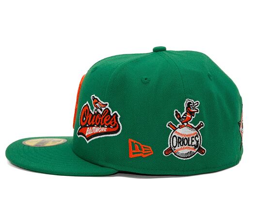 Kšiltovka New Era 59FIFTY MLB Coops All Over Print Baltimore Orioles Cooperstown Team Color
