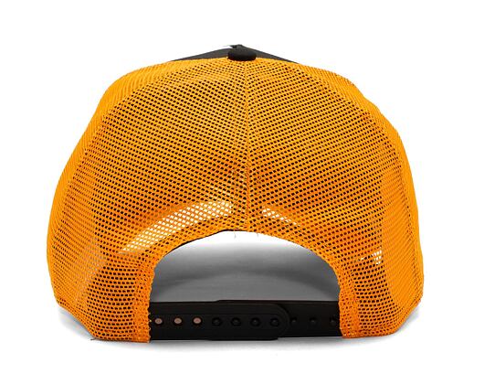 Kšiltovka New Era 9FORTY A-Frame Trucker Patch Front Trucker McLaren Black / Orange