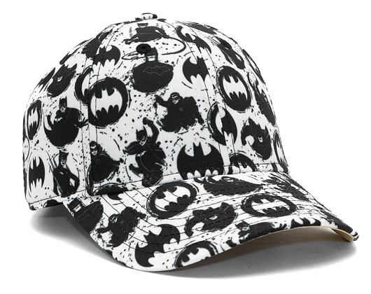 Dětská kšiltovka New Era 9FORTY Kids Superhero All Over Print Batman White