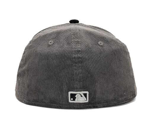 Kšiltovka New Era 59FIFTY MLB Cord New York Yankees Graphite Grey / Black
